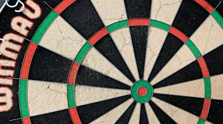 Dart board
